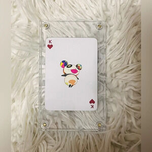 Louis Vuitton Murakami Monogram Playing Card - King Of Hearts with COA & Case